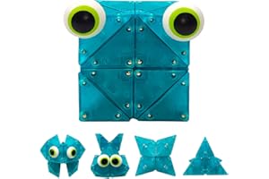 Luckynono Triangular Magnetic Splicing Building Set - Fun Toy for kids and Adults-22PCS Magnet Blocks Set for Boys and Girls Ages 3 4 5 6 7 8