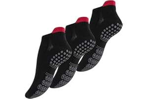STARK SOUL 3 pary damskich skarpet stoperowych, skarpety sportowe, skarpety do jogi, z podeszwą ABS