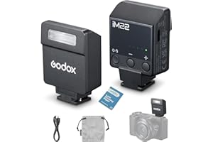 GODOX iM22 Kamera Flash Mini Flash Recycle Time 3s On Camera Flash Speedlite 5 Power Levels für Canon Sony Nikon Fuji Pentax Panasonic Olympus Kameras