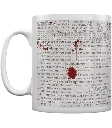 Cultzilla The Shining 'All Work and no Play' Mug : Amazon.co.uk: Home &  Kitchen