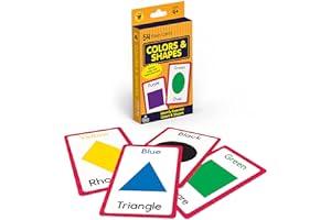 Carson Dellosa Colors and Shapes Flash Cards—Double-Sided, Essential Shapes, Basic Colors, Names With Illustrations, Early Math and Reading ... Set (54 pc) (Brighter Child Flash Cards)