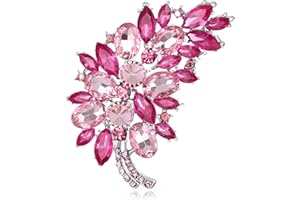 Oenothera Broche De Plumas De Diamantes, Broches De Bisuteria, Broche de cristal, para chaqueta de abrigo, bufanda, chal, sombrero, insignias, accesorios de joyería regalos