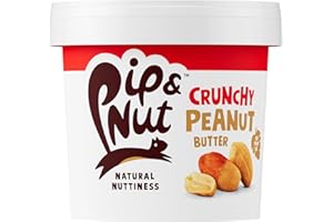 Pip & Nut - Crunchy Peanut Butter (1kg) | Natural Nut Butter, No Palm Oil, No Added Sugar, Hi-Oleic Peanuts, High in Unsaturated Fats, Gluten Free, Vegan, Dairy Free