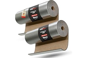 EVAFLOOR® Pack 2 Dämmmatte Auto Selbstklebende 250 x 50 cm – 10 mm Dicke | Schalldämmung Auto | Ideal für Autos, Transporter und Camper | Maximale Temperatur 110°C / Minimale -50°C