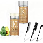 Bangbobi - Pack de 2 Barras de Cera para el Pelo con Cepillo y Peine, Controla Pelitos y Friz, Peinados Recogidos y Coletas P