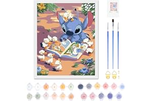 ZORIWN Malen Nach Zahlen Stich Kinder und Erwachsene