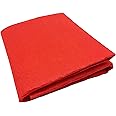 VARDHMAN Pransunita Solid Felt Cloth Stiff(Hard)Size 44" X 36",Full Metre,Used In Art&Craft,Cutouts,Decorations,School Projects,Diy Etc,Red