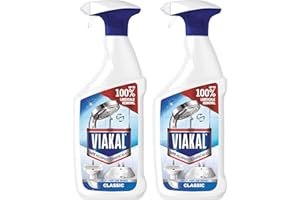 NEST & NIBBLE Bathroom Limescale Remover Spray 500ml – Anti-Droplet Formula, Effectively Removes Limescale, Soap Residue & Water Marks, Provides Long-Lasting Shine (2 Limescale Remover Spray 500ml)