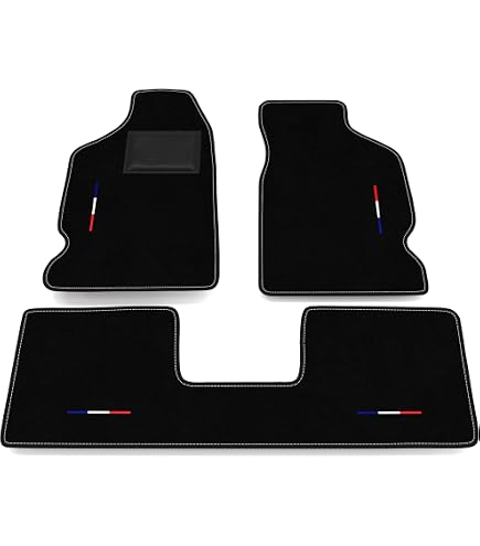 Tappetini compatibili con Subaru XV 2018-2024, ricamo 4x4, kit tappetini auto personalizzati, set tappeti in moquette, tappeto auto