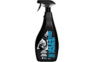 UNPASS Unlimited Passion RED EFFECT wheel cleaner, Motorcycle/Car Cleaning spray, degreaser, brake dust, rim cleaner (750ml)