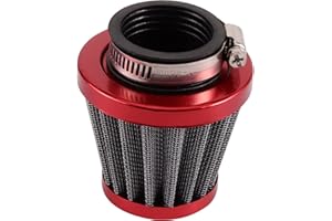 GOOFIT 38mm Filtro De Aire Reemplazo para CB CG 150cc 200cc PZ26 PZ27 Carburador Scooter ATV Dirtbike Rojo