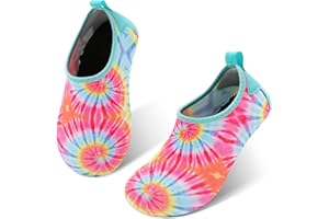 JIASUQI Kids Boys Girls Water Shoes Quick Dry Barefoot Aqua Socks for Beach Swimming Pool