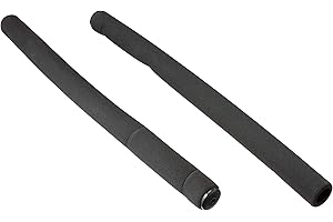 Prophete Pokrowiec na kierownicę z korkiem kierownicy 6 x 22 x 400 mm, wysoka gęstość, czarny