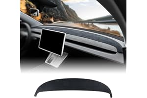 KUNGKIC KUNKGIC Per Tesla Model Y Juniper 2025 Flanella Auto Dashboard Matte Dashboard Cover Auto Interno Parasole Dashboard Protezione Luce Luce Opaco Accessori