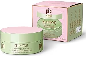 Pixi Beauty NutrifEYE Eye Patches | Patch Occhi Idratanti con Rosa, Aloe Vera e Camomilla per Calmare e Sgonfiare| Effetto Levigante e Rassodante | 30 Paia / 60 Pezzi