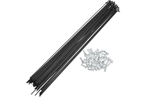 TUCKBOLD 36 Set 14G Bicycle Spokes 273mm Bike Wheel Spokes Carbon Steel Black