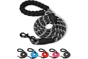 ARTISTRY ITALIAN ARTISTRY 5 FT Dog Lead for Large, Medium and Small Dogs | 150 cm Highly Reflective Dog Leash with Comfortable handle | Multi Colors Soft Padded Dog Leads Perfect for Indoor & Outdoor Use
