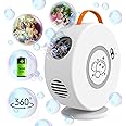 Bubble Machine, Portable Rechargeable Bubble Maker Toy for Kids, 90°/360°Rotating, 500ml Automatic Bubble Blower for 3 4 5 6 Year Old Toddlers Girls Boys Gifts, Outdoor Party Wedding Birthday Toys
