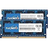 TECMIYO 8GB DDR3 (2x4GB) PC3 10600S DDR3 1333MHz SODIMM 8GB Computer Memory 10600 RAM CL9 204 Pin 1.5V Non-ECC Unbuffered 2RX
