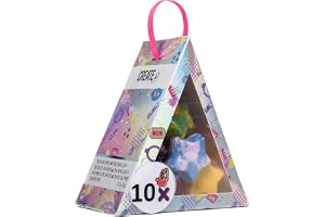 CREATE IT - Set de 10 bombes de bain étoile - pour enfant fille - 84413B