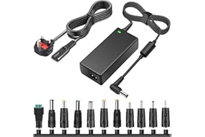 TKDY 24V 2.5A AC DC Adapter 60W Power Supply for LED Strip Light, 3D Printer, LCD Monitor, with 5.5 x 2.5 mm and 11 PCS DC Connector, Compatible with 24Volt 0-2500mA Devices