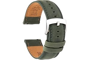 CORROPELLE Leder Uhrenarmbänder Schnellverschluss 18mm 19mm 20mm 21mm 22mm, Vintage Eleganten Hochwertige Ersatz Leder Armband für Damen und Herren, Uhr und Smartwatch