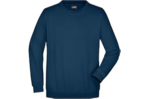 James & Nicholson Sweatshirt Rundhals - Klassischer Sweatpullover für Freizeit und Beruf