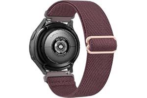 FYISWHO Bracelet Elastic nylon pour Polar Vantage M/Vantage M2/Grit X/X Pro/X Pro Titan/Vantage V2 Shift, 22mm Réglable Bracelet Remplacement pour Fitbit Versa 2/Versa/Versa SE/Versa Lite