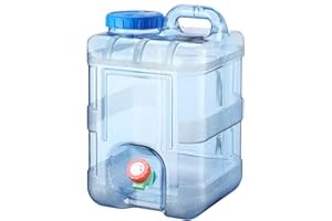 Eteslot 10L Garrafa con Grifo, Depósito Agua Camper Autocaravana, Deposito de Agua para Furgonetas, Depósito Agua para Camping Senderismo