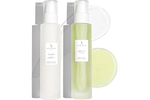 ‎MOTHER NATURE COSMETICS Gesichtsreinigungs-Set mit Bio-Aloe Vera und Hyaluronsäure - NATURKOSMETIK VEGAN von Mother Nature Cosmetics - 150 ml Waschgel und 150 ml Gesichtswasser für normale Haut, Mischhaut und unreine Haut