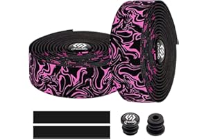 Chooee 2 rouleaux de ruban de guidon de vélo pour vélo de course.