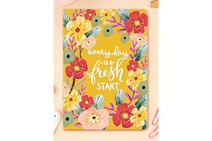 DOODLE A5 Undated Notebook – 160 Pages (12-Month Planner + Notes), Soft Cover Journal with 80 GSM Paper – Motivational Quote Design, Compact Diary for Work, Study, Travel & Gifting