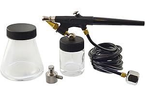 AB Tools-Toolzone Hobby Air Brush Kit/Model Making Mini Spray Gun Kit (6pc) TE312
