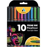 ADEL Prime Ink Fineliner 10'lu Klasik İnce U&ccedil;lu Kalem