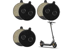 RUMGUG Pack de 6 Plaquettes de Frein à Disque Semi-Métalliques Universelles, Trottinette Électrique Brake Lining Pads Compatibles avec Scooters Électriques et Vélos VTT Haute Performance Fiabilité (6 PCS)