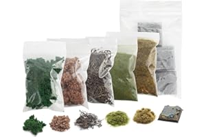 War World Gaming 5 x Square Miniature Bases & Scenery Kit – 28mm Fantasy Wargame Themed Tabletop Layout Terrain Scenery Landscape Model Modelling Figure Diorama Material