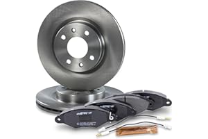 ENVA MADE FOR QUALITY BESTPRICE Juego de frenos eje delantero incl. discos de freno ventilados Ø 259 mm + pastillas de freno delanteras, compatible con RENAULT KANGOO (KC0/1_), KANGOO Express (FC0/1_)