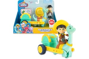 Giochi Preziosi Dino Ranch Min & Clover, pojazd z dinozaurem i postacią o wysokości ok. 7,5 cm, jak widać w telewizji, dla dzieci od 3 lat, DNA03200