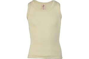 Engel Camicia ascellare per bambini, 100% lana merino, naturale, taglia 92-176