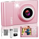 CHAKEYAKE 4K Digital Camera, 64MP Photo Camera with Autofocus, 18X Digital Zoom, 2.4" LCD Screen, 32GB Card, Filters, Compact