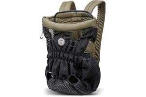 PETCUTE Zaini Trasporto Cani Gatto Zaino Borsa Marsupio per Porta Animali Regolabile Viaggi Zainetto Grande Contenitore per Cane Campeggio Passeggiata