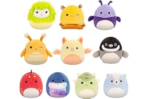 Squishmallows Original 5-Inch 10-Pack – Axel, Bijan, Cavaleri, Dolan, Gertrude, Greer, Herman, Meghan, Nolan, Sol – Official Jazwares Plush (Little)