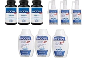 EVOCAPIL ComposiPlus leczenie wypadania włosów 3 miesiące – szampon, spray i witaminy x3