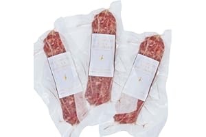 COMPTOIR DE LA GASTRONOMIE - Lot de 3 Saucissons Lyonnais Pistachés Maison - Paquet de 0,400 Kg environ