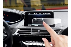 LFOTPP Peugeot 3008 5008 GT 8 Pouces Navigation Verre Trempé - Dureté 9H Film Protection GPS Nav Écran Protecteur Vitre