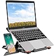 SEA or STAR Supporto per computer portatile regolabile girevole a 360 ° con supporto per telefono compatibile con iMac/Laptop