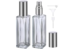 Segbeauty Atomizador Recargable, 2 Piezas Botella de Perfume Viaje 20ml, Frasco Pequeño, Porta para Caminar, Fiestas, Cita