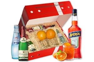 ‎HANSEN OBST Hansen Obst - Geschenkbox "Aperol Spritz-Cocktail" - Cocktail Mix Set - Präsentkorb Cocktail-Starter-Set - Geschenk Cocktail Liebhaber (Die Klassische)