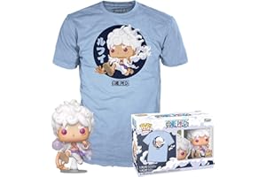 FUNKO Loungefly Pop! & TEE: OP - Luffy Fifth Gear - XL - One Piece - T-Shirt, Maglietta Vestiti a Maniche Corte con Figura in Vinile da Collezione - Idea Regalo Giocattoli per gli Adulti Uomini e Donne