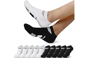 NUOZA 10 Pares Calcetines Deporte Hombre Mujer Cortos Calcetin Algodon Tobilleros Transpirables Calcetines para Correr